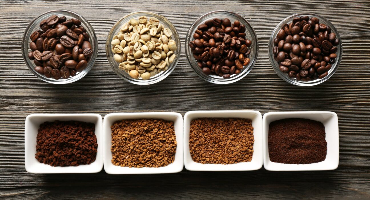 Coffee beans varieties